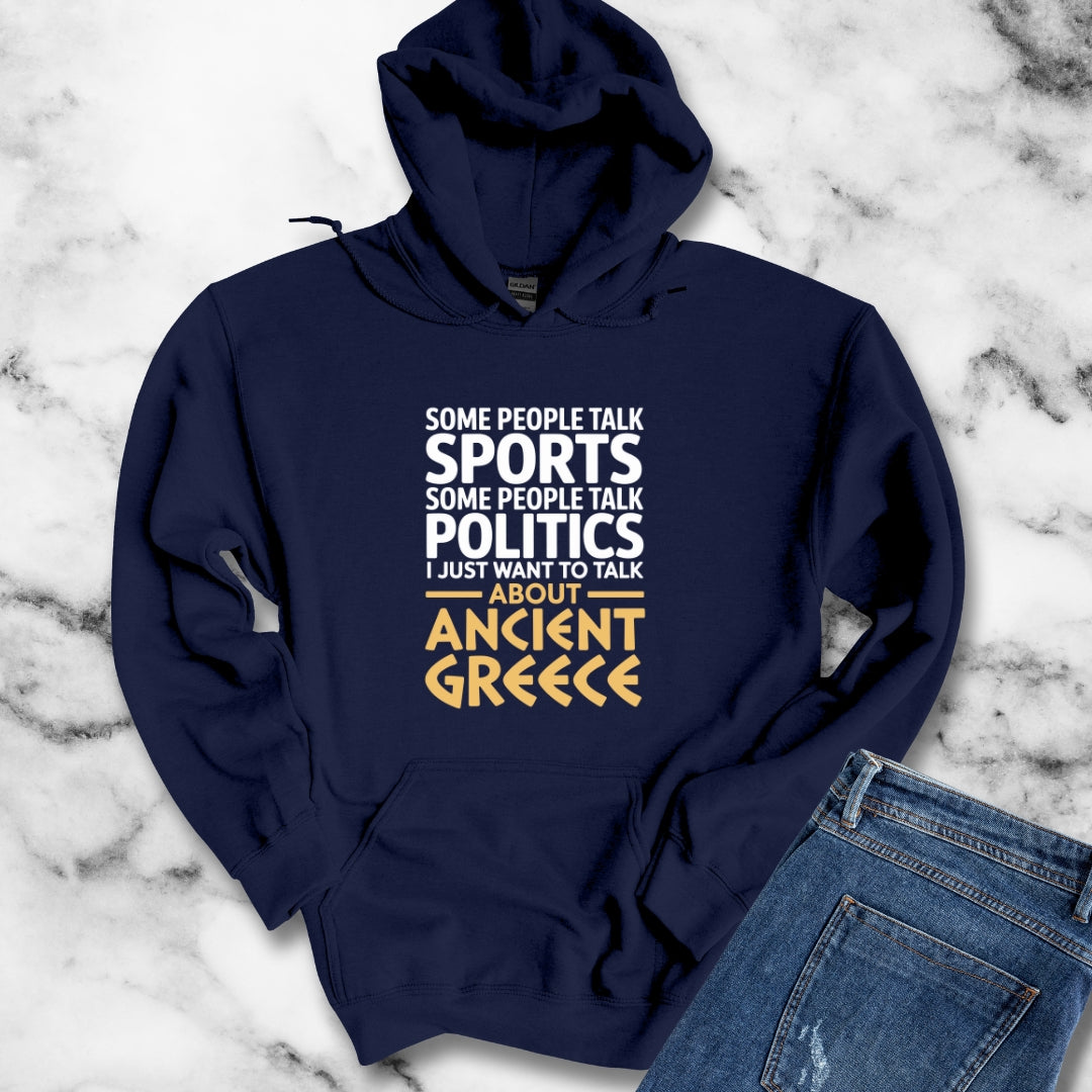 I Want to Talk About Ancient Greece Unisex Heavy Blend™ Hooded Sweatshirt