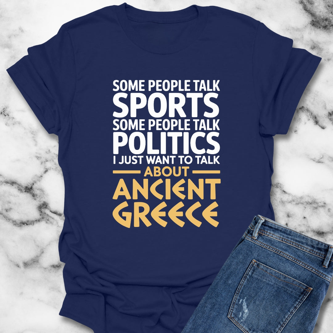 I Want to Talk About Ancient Greece Unisex Lightweight T-Shirt