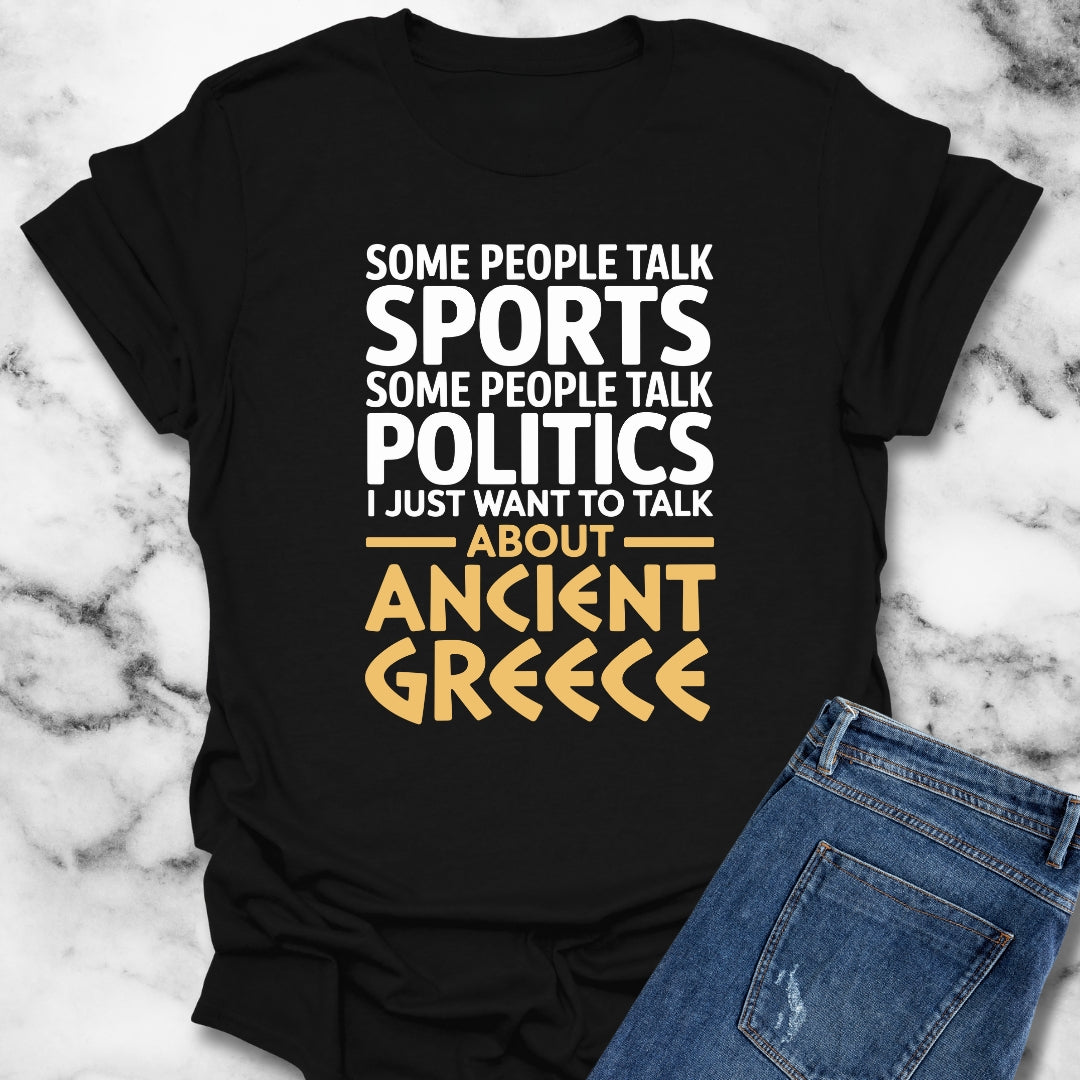 I Want to Talk About Ancient Greece Unisex Lightweight T-Shirt