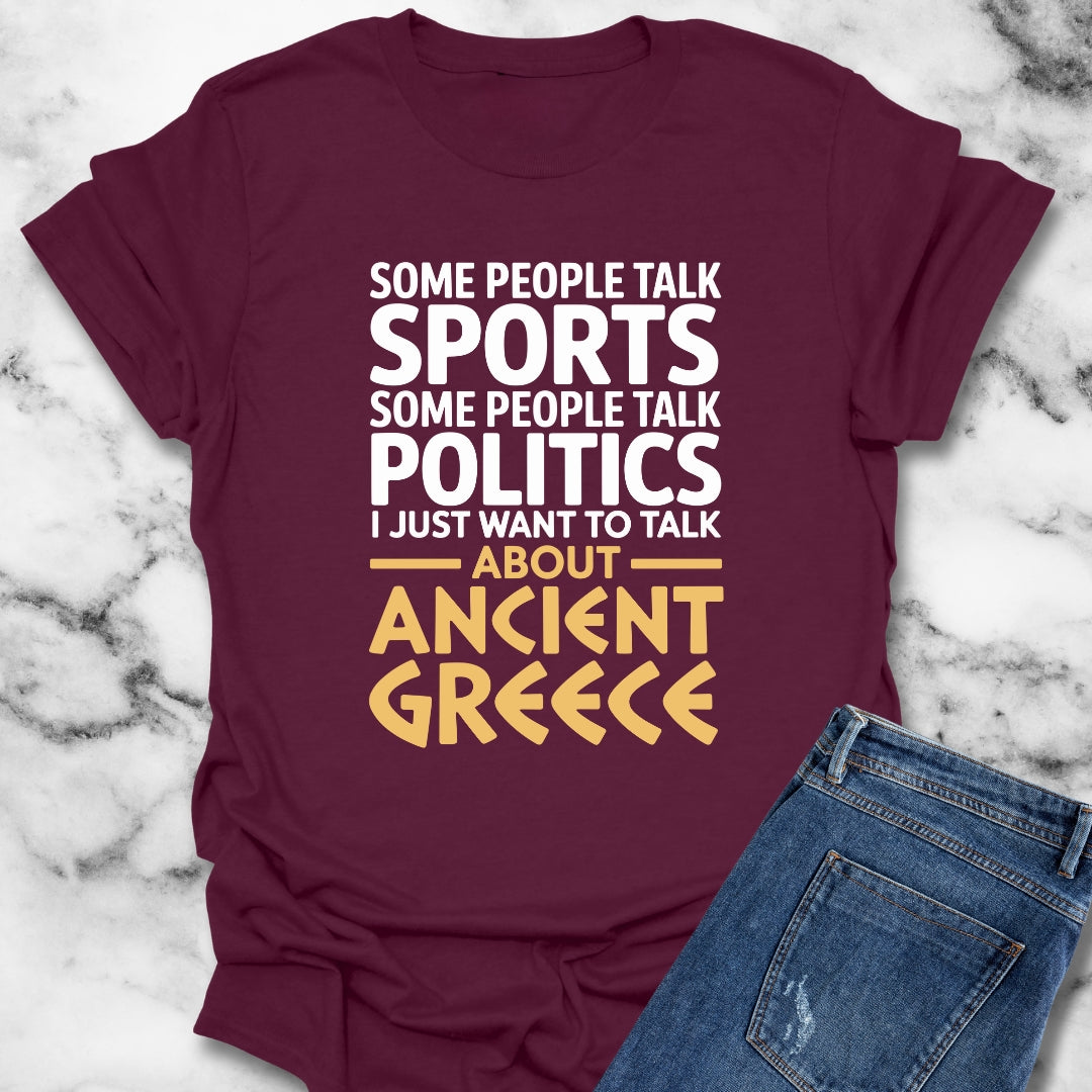 I Want to Talk About Ancient Greece Unisex Lightweight T-Shirt