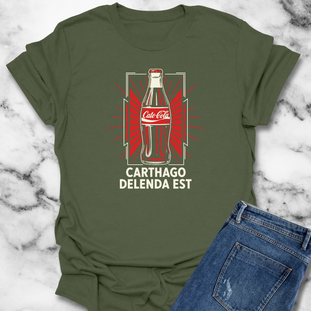 Cato Cola Carthago Delenda Est T-Shirt