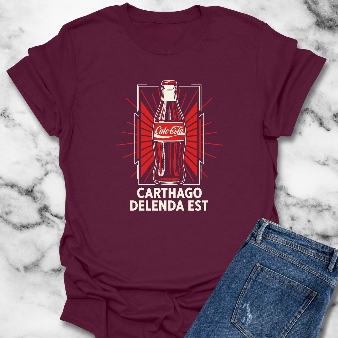Cato Cola Carthago Delenda Est T-Shirt