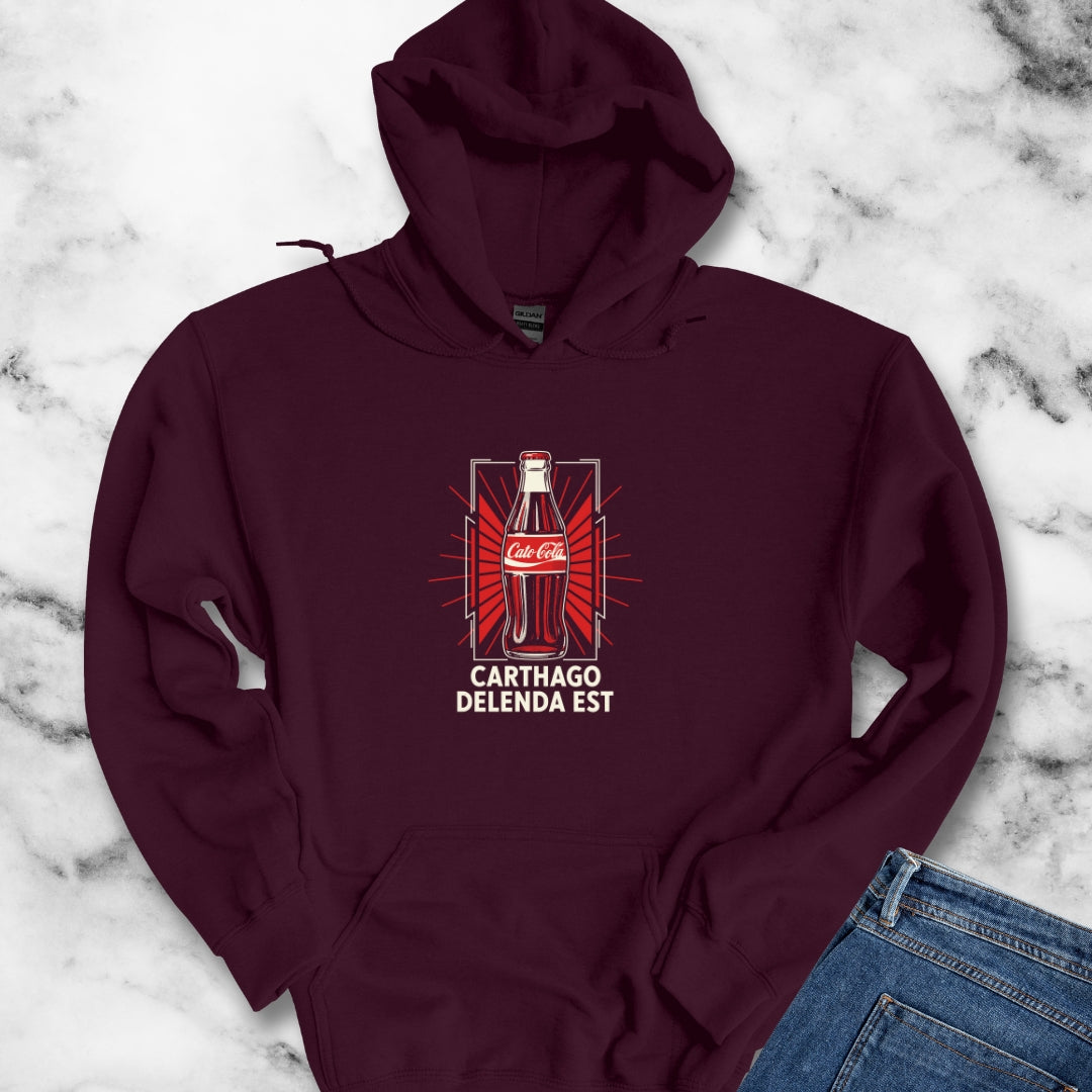 Cato Cola Carthage Delenda Est Hoodie