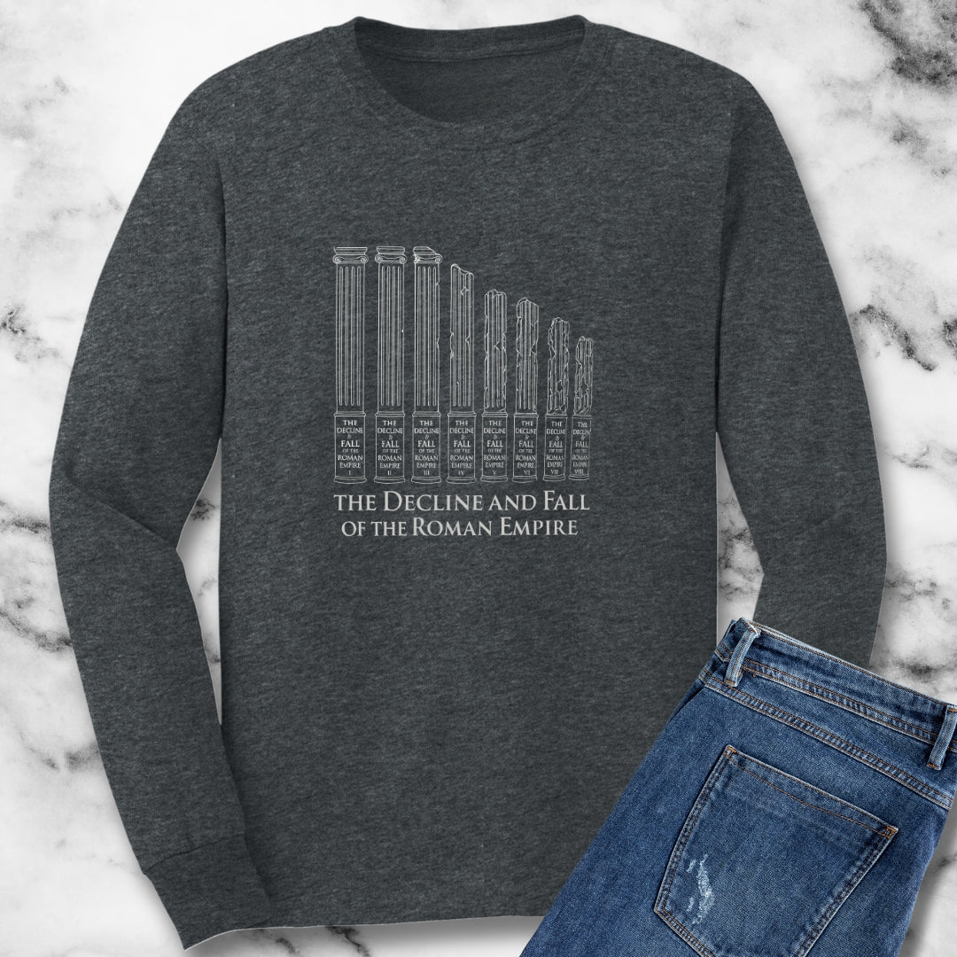 Gibbons Decline and Fall of Roman Empire Unisex Long Sleeve Tee