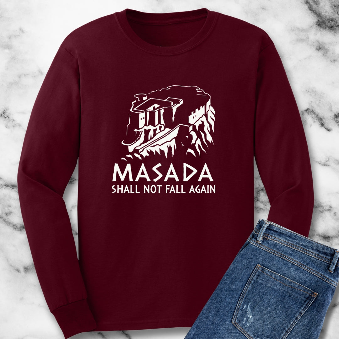 Masada Shall Not Fall Again Long Sleeve Tee