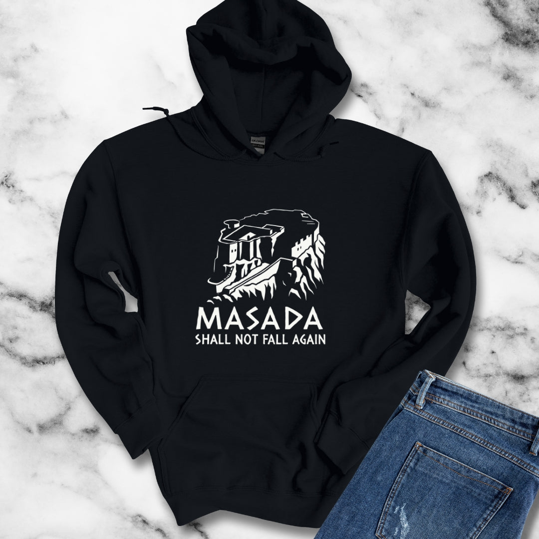 Masada Shall Not Fall Again Jewish Hoodie