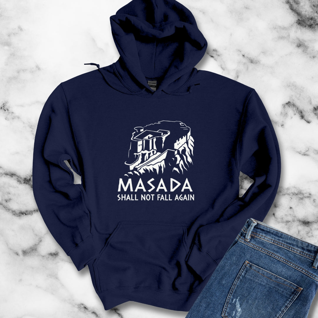 Masada Shall Not Fall Again Jewish Hoodie