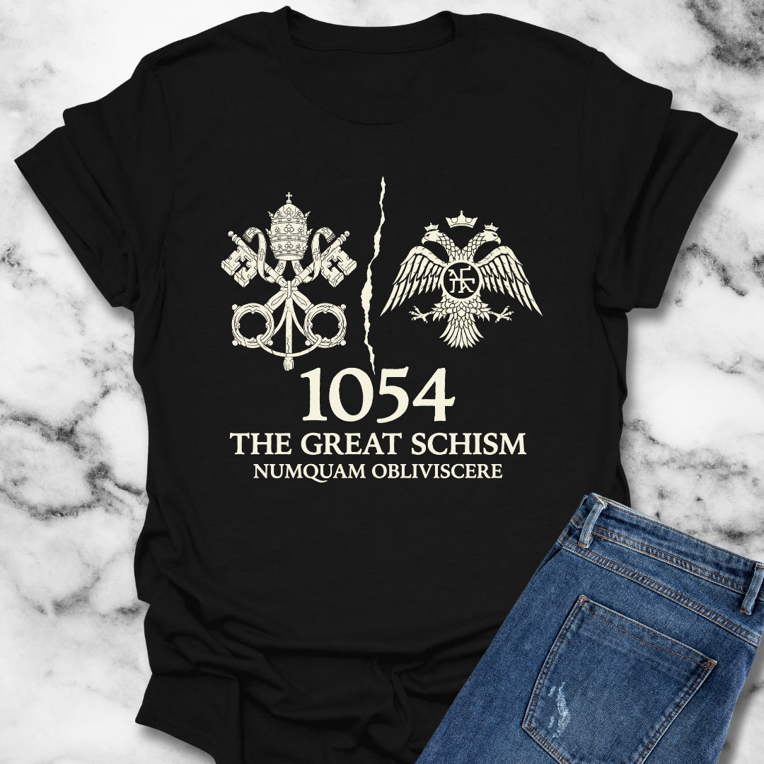 Never Forget 1054 The Great Schism T-Shirt