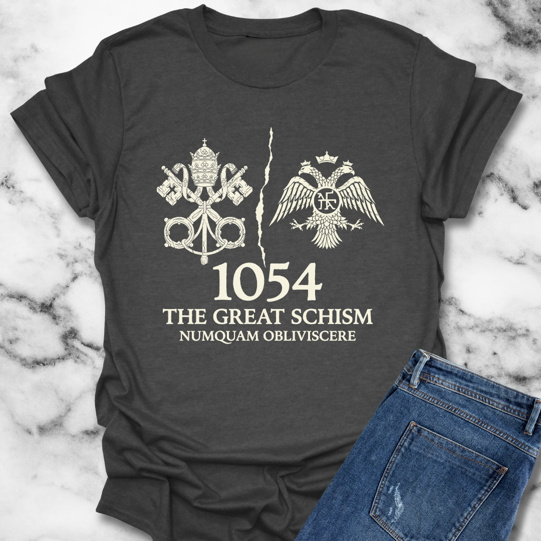 Never Forget 1054 The Great Schism T-Shirt