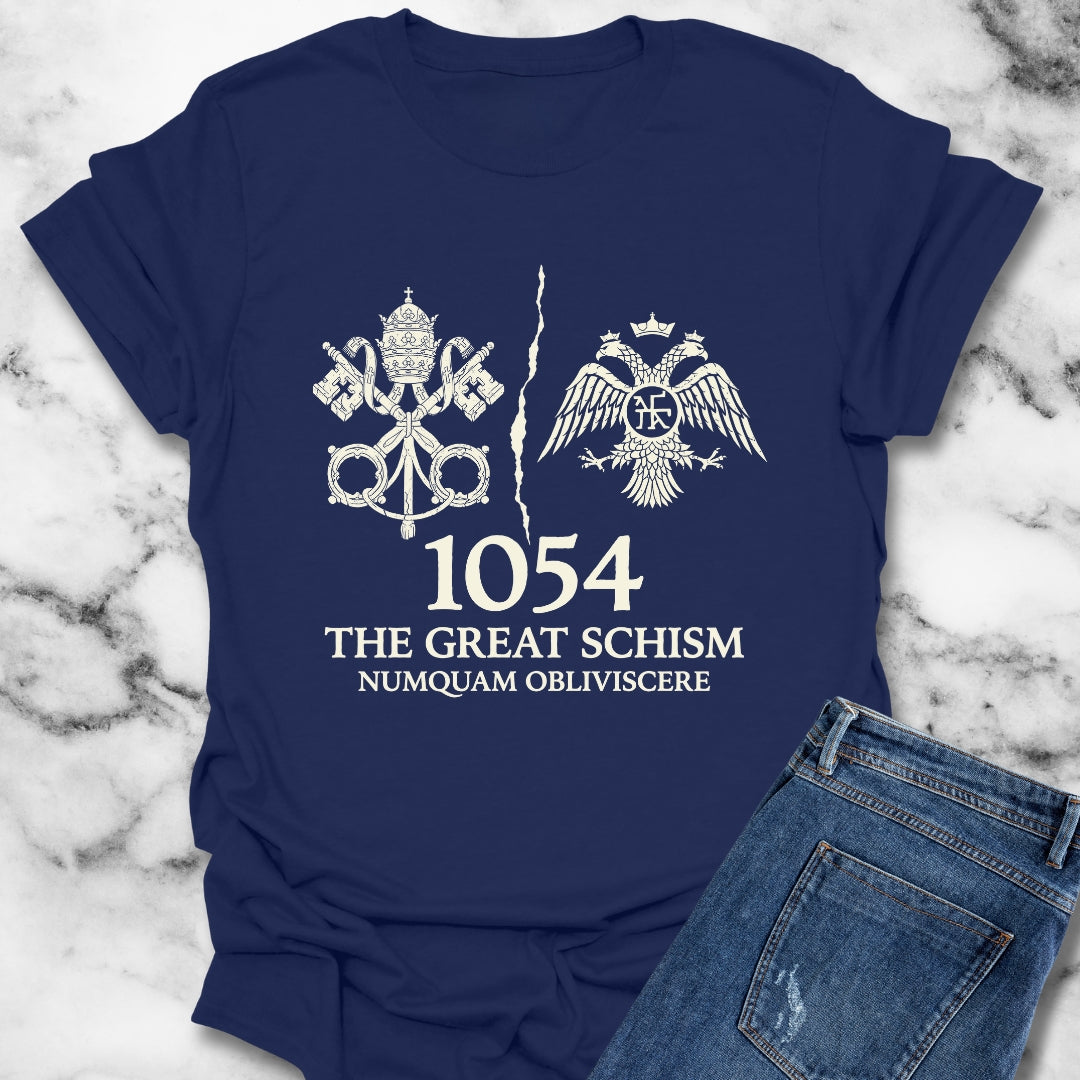Never Forget 1054 The Great Schism T-Shirt