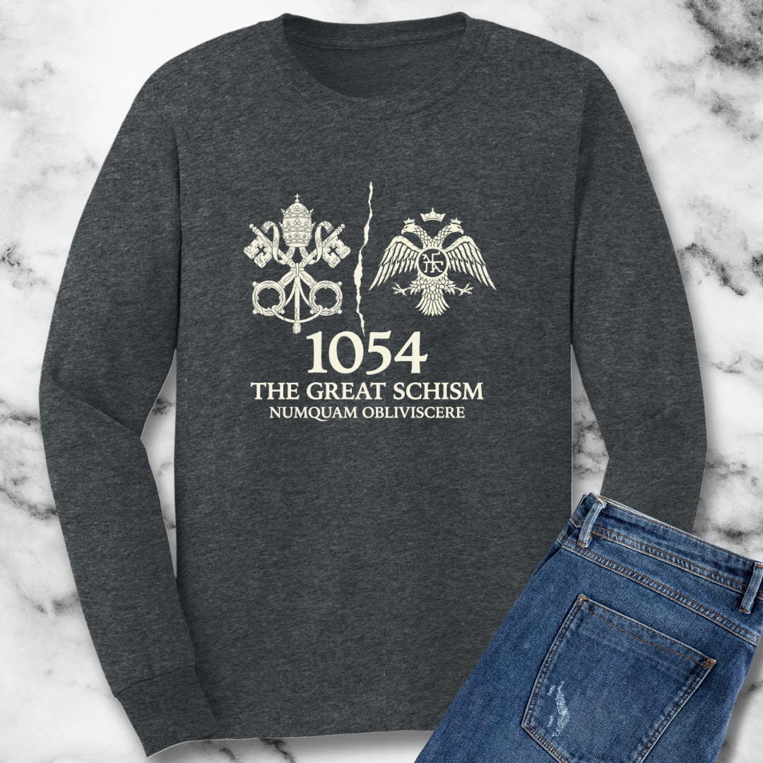 Never Forget 1054 The Great Schism Long Sleeve Tee