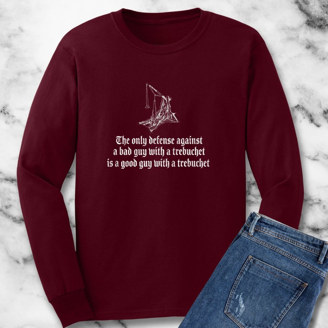 Good Guy with a Trebuchet Unisex Long Sleeve Tee