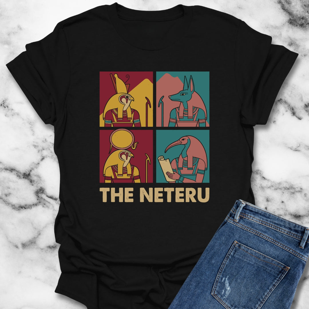 The Neteru Egyptian Gods Pantheon T-Shirt