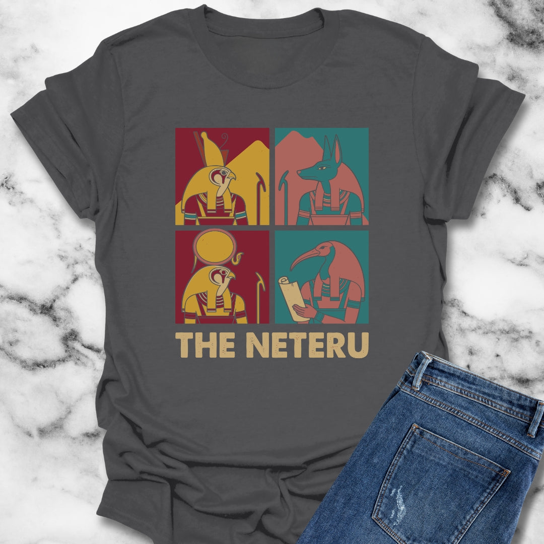 The Neteru Egyptian Gods Pantheon T-Shirt