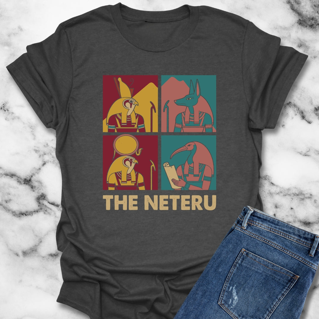 The Neteru Egyptian Gods Pantheon T-Shirt