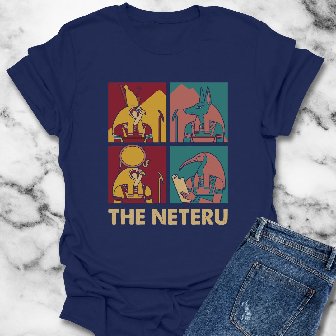 The Neteru Egyptian Gods Pantheon T-Shirt