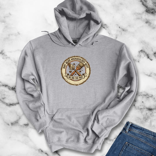 Dirt Nerd Archaeology Dept. Badge Hoodie