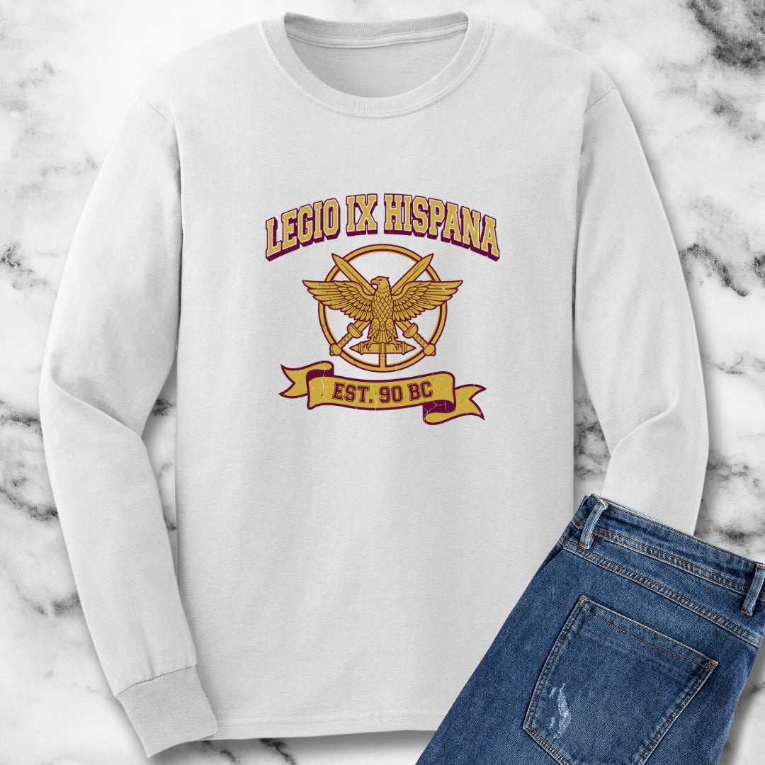 Varsity Style Legio IX Hispana Unisex Long Sleeve Tee