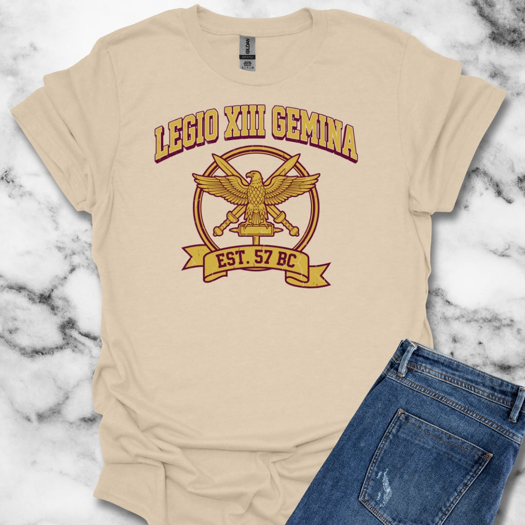 Varsity Style Legio XIII Gemina Unisex Lightweight T-Shirt