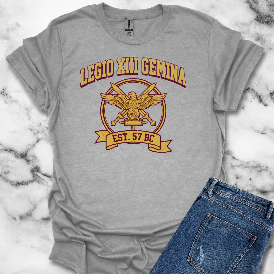 Varsity Style Legio XIII Gemina Unisex Lightweight T-Shirt