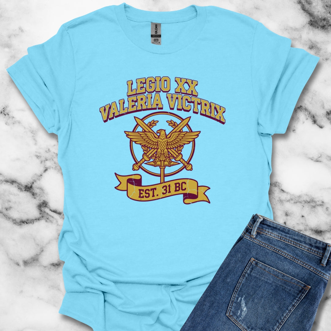 Varsity Style Legio XX Victoria Victrix Unisex Lightweight T-Shirt