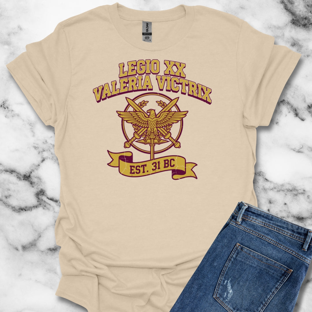 Varsity Style Legio XX Victoria Victrix Unisex Lightweight T-Shirt