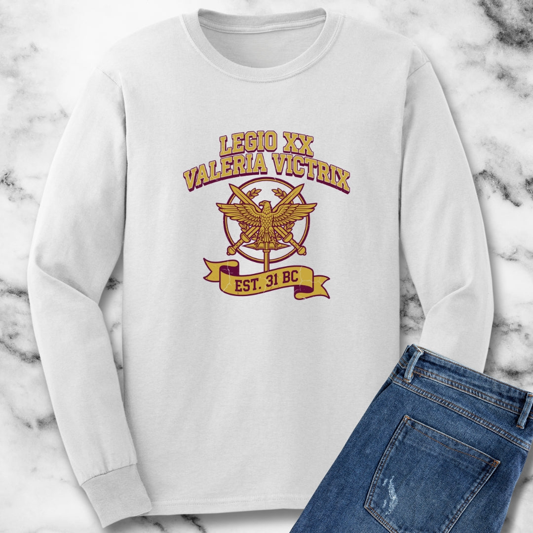 Varsity Style Legio XX Victoria Victrix Unisex Long Sleeve Tee
