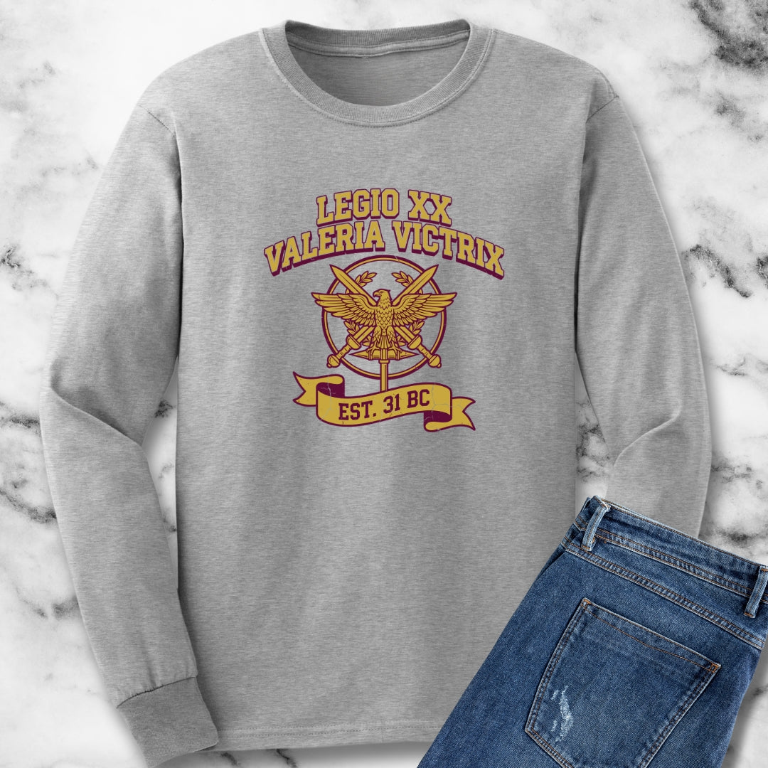 Varsity Style Legio XX Victoria Victrix Unisex Long Sleeve Tee