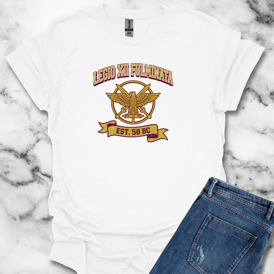Varsity Style Legio XII Fulminata Unisex Lightweight T-Shirt