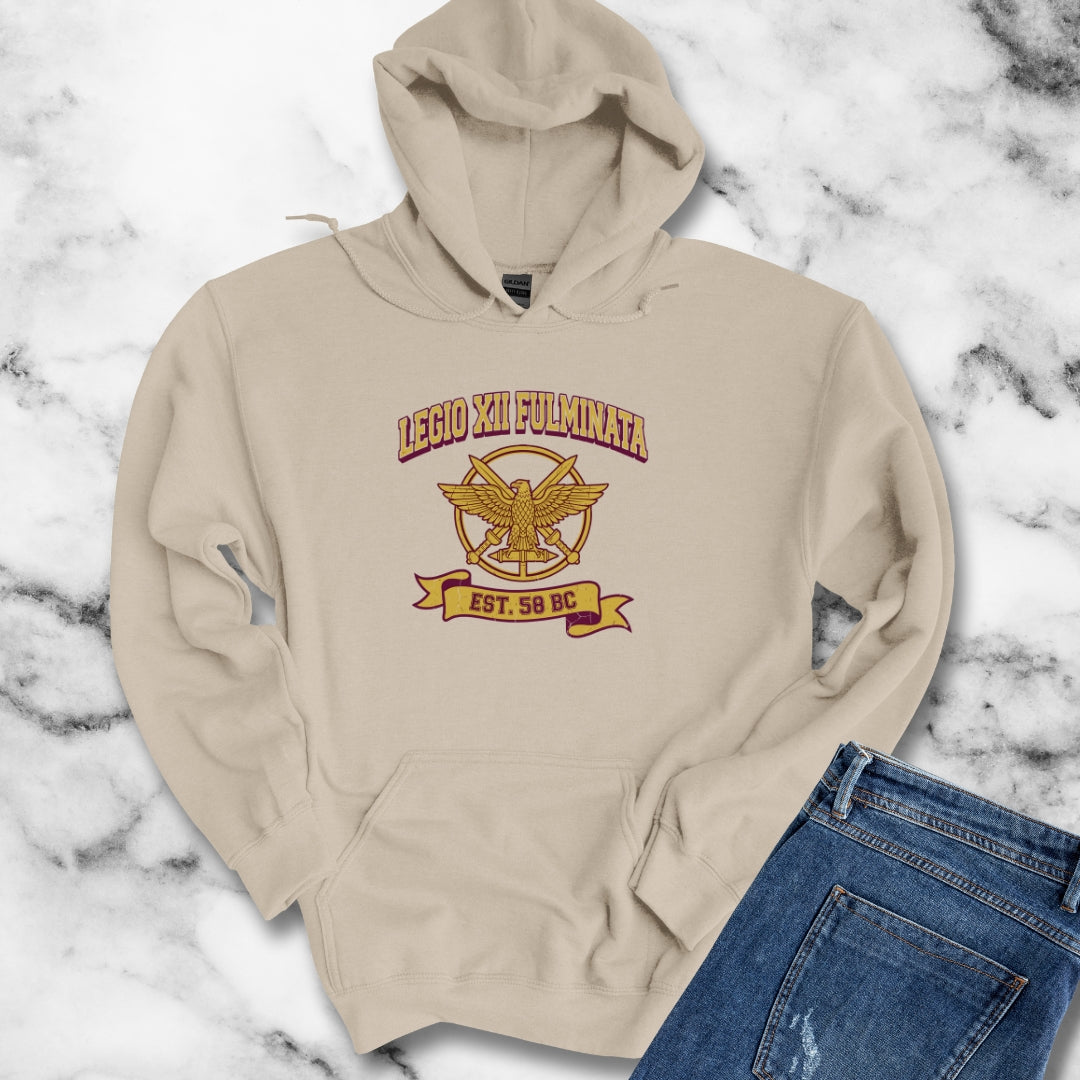 Varsity Style Legio XII Fulminata Unisex Heavy Blend™ Hooded Sweatshirt