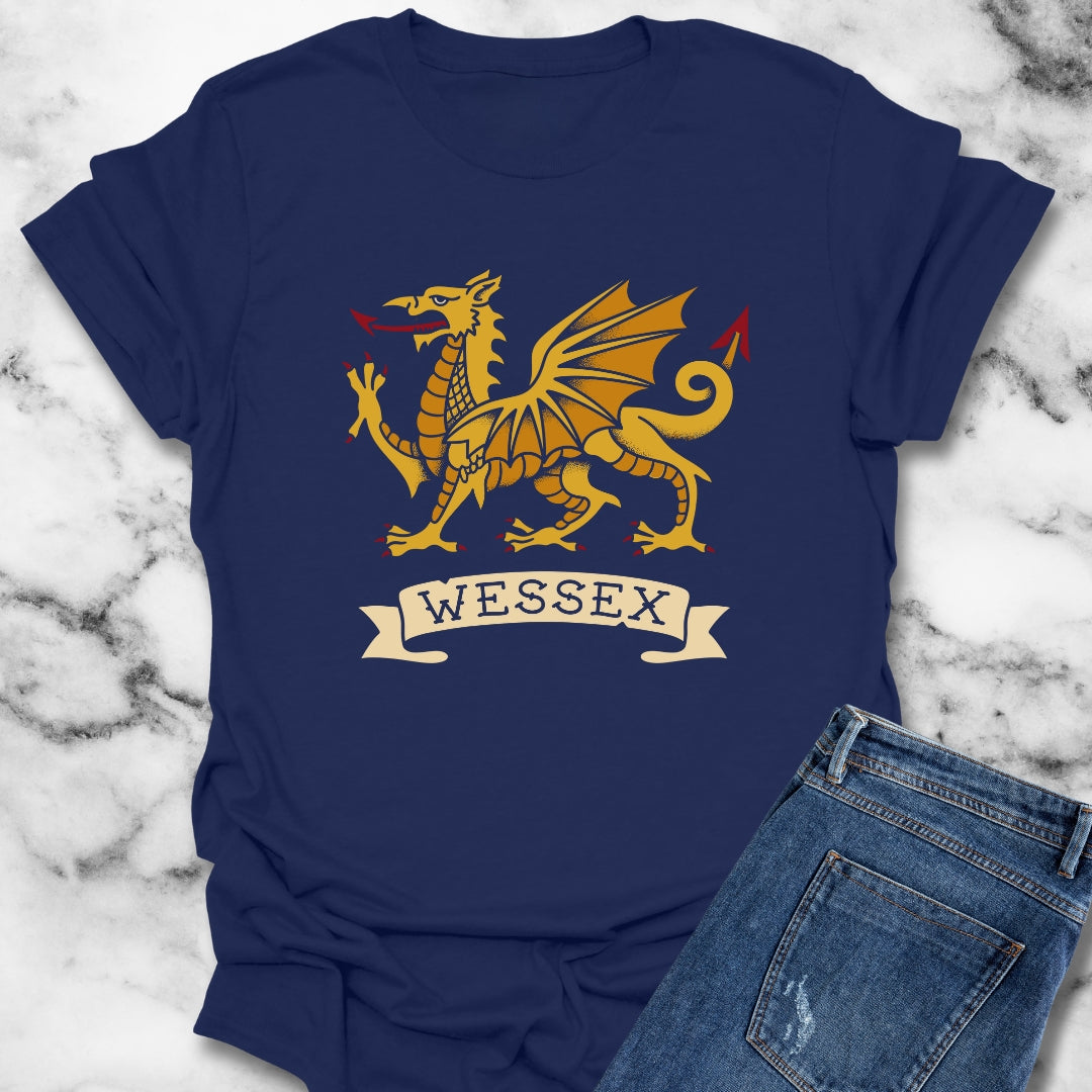 Golden Wyvern Dragon Wessex T-Shirt