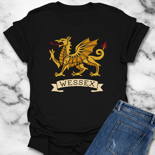 Golden Wyvern Dragon Wessex T-Shirt