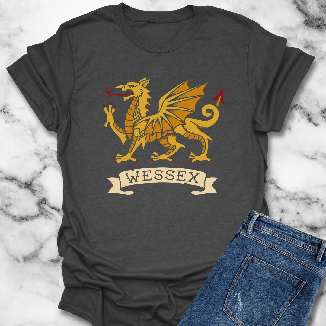 Golden Wyvern Dragon Wessex T-Shirt