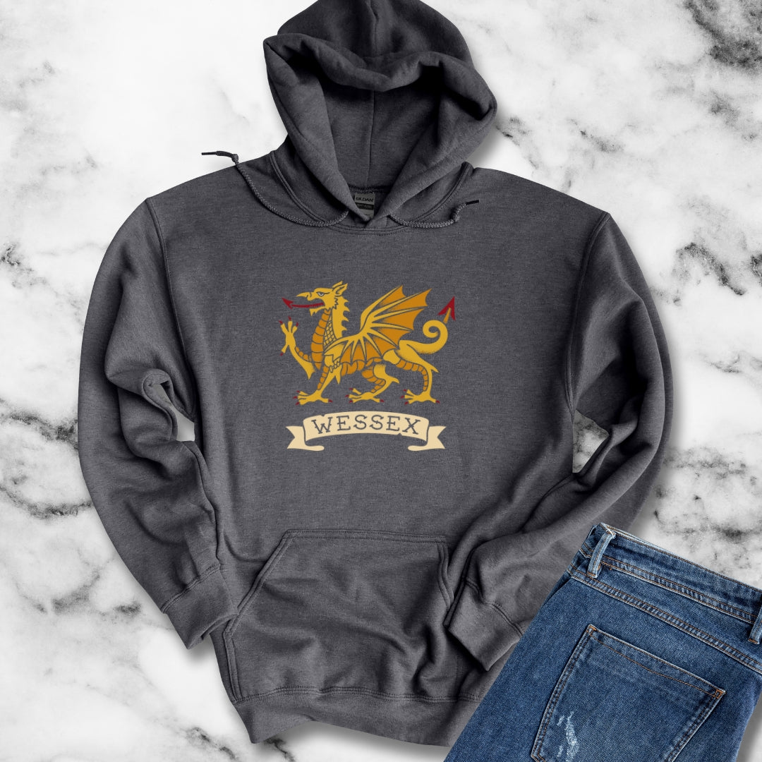 Golden Wyvern Dragon Wessex Hoodie