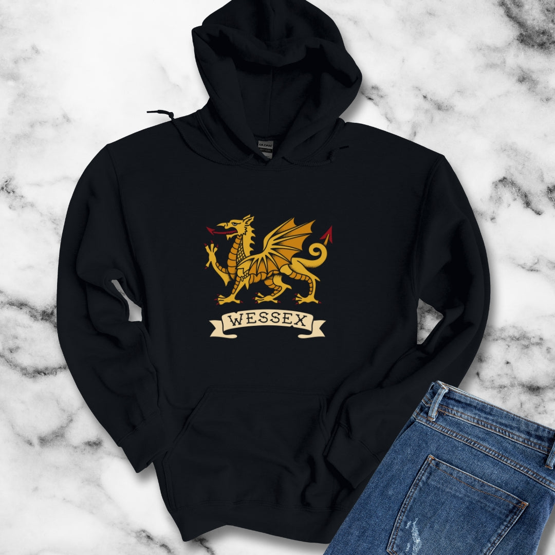 Golden Wyvern Dragon Wessex Hoodie