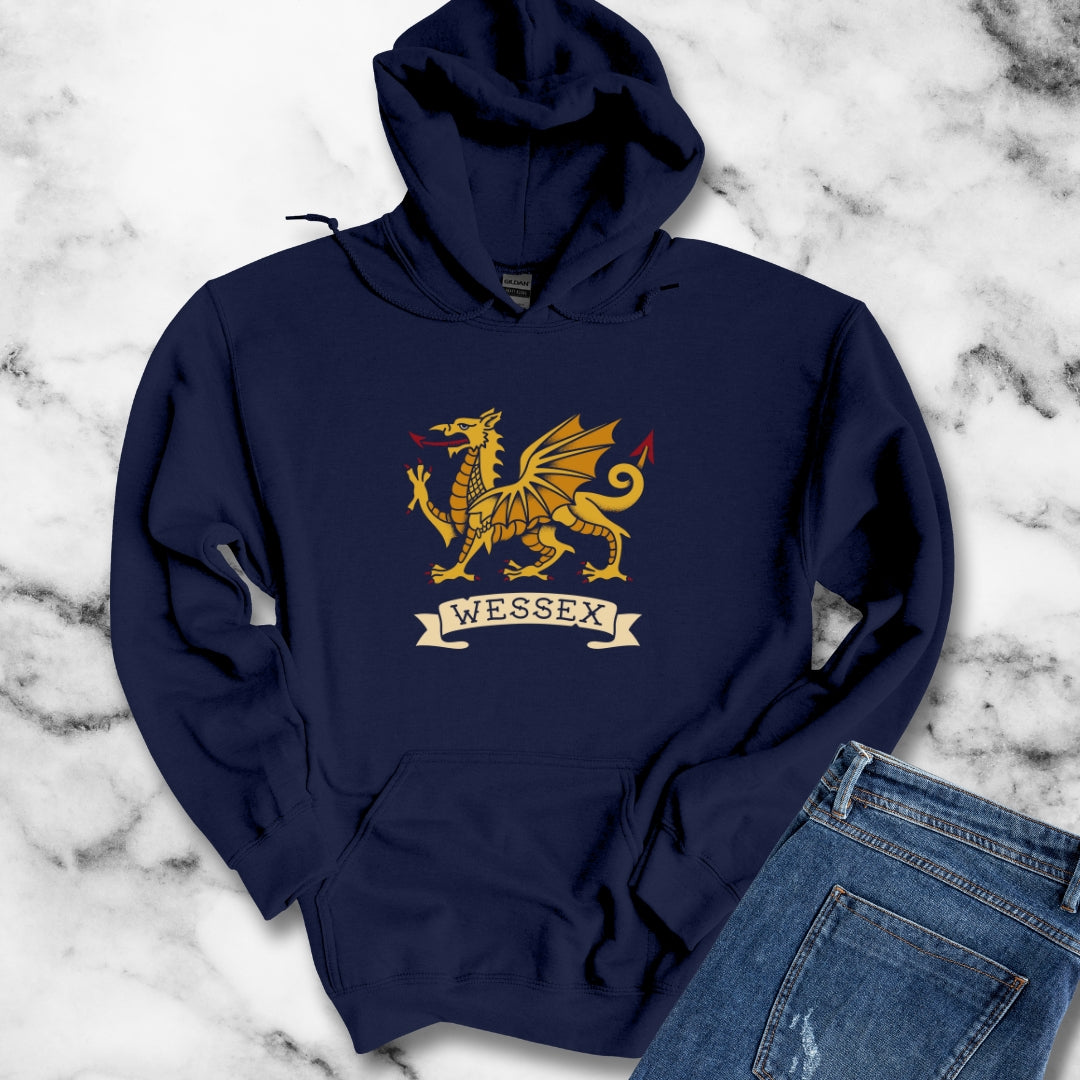 Golden Wyvern Dragon Wessex Hoodie