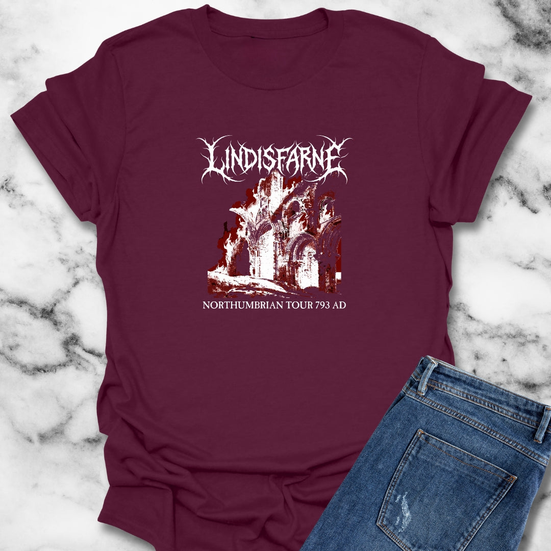 Lindisfarne Tour Viking Raid T-Shirt