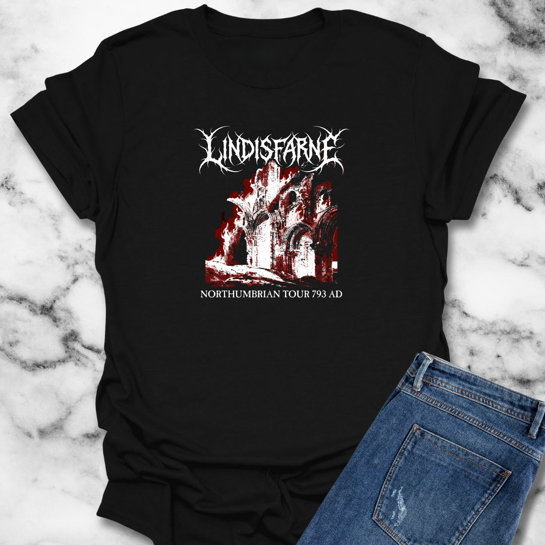 Lindisfarne Tour Viking Raid T-Shirt