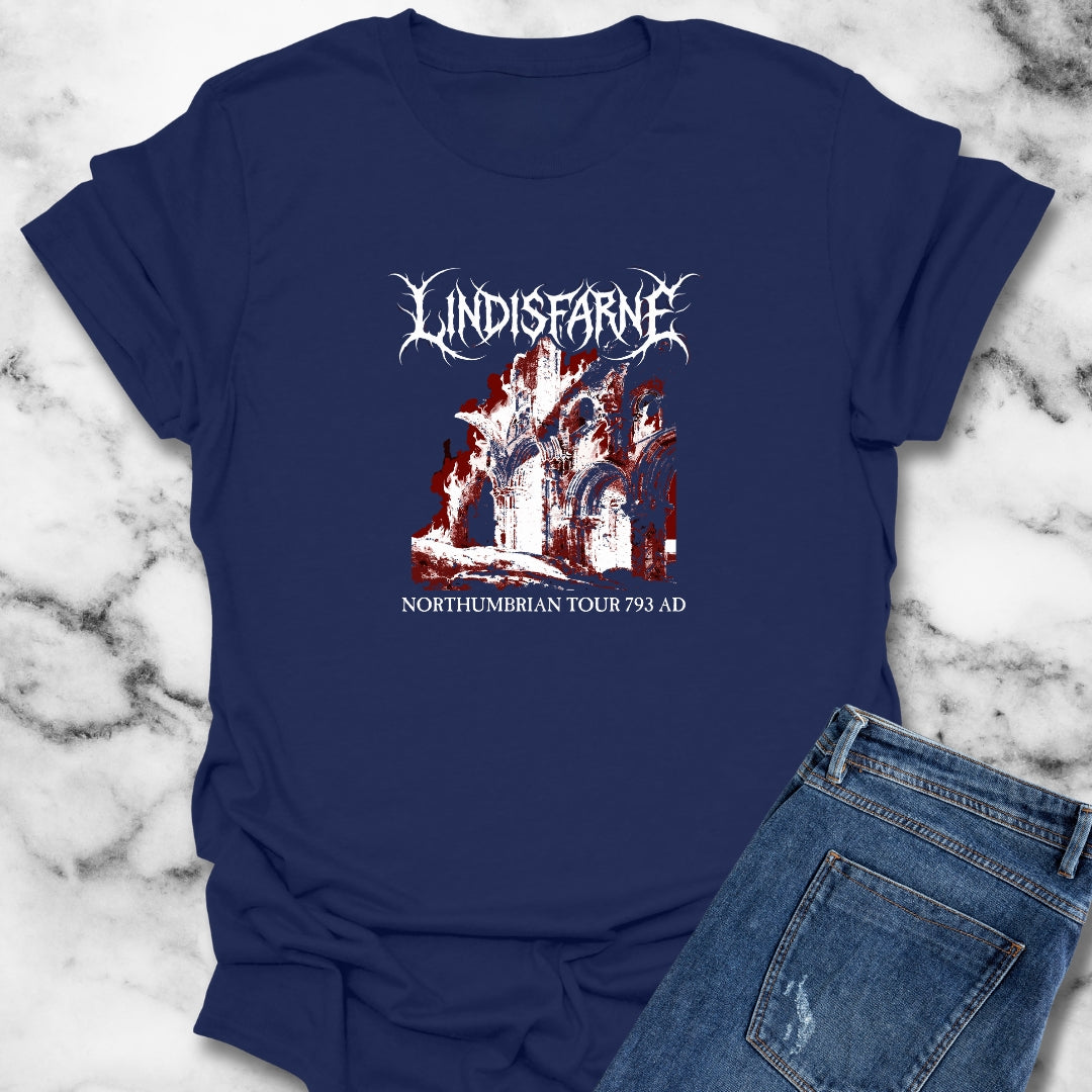 Lindisfarne Tour Viking Raid T-Shirt