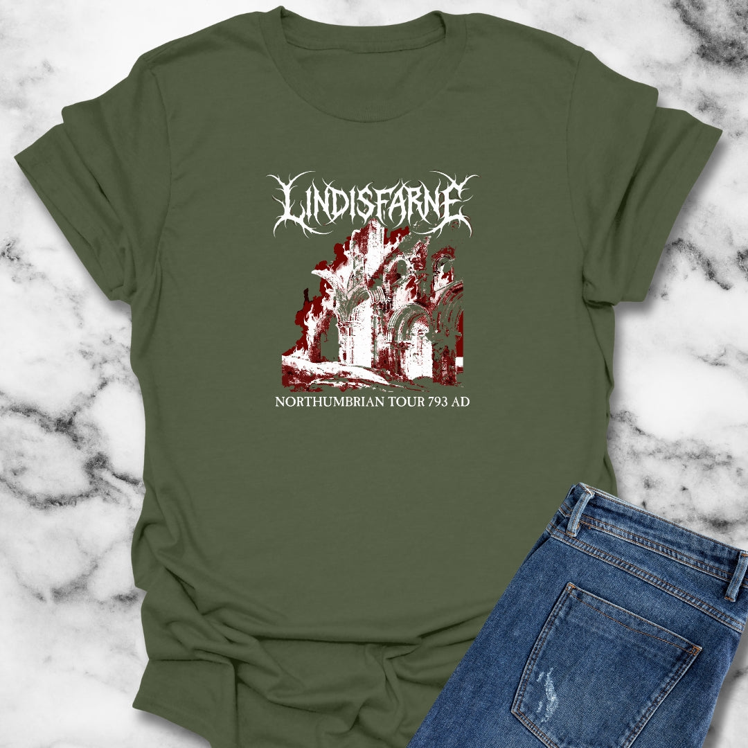 Lindisfarne Tour Viking Raid T-Shirt