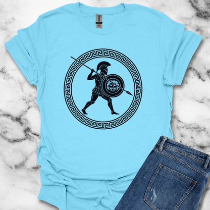 Hoplite Ancient Greek Warrior Unisex Lightweight T-Shirt