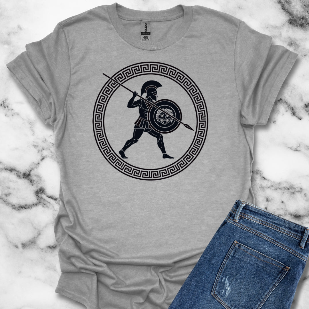 Hoplite Ancient Greek Warrior Unisex Lightweight T-Shirt