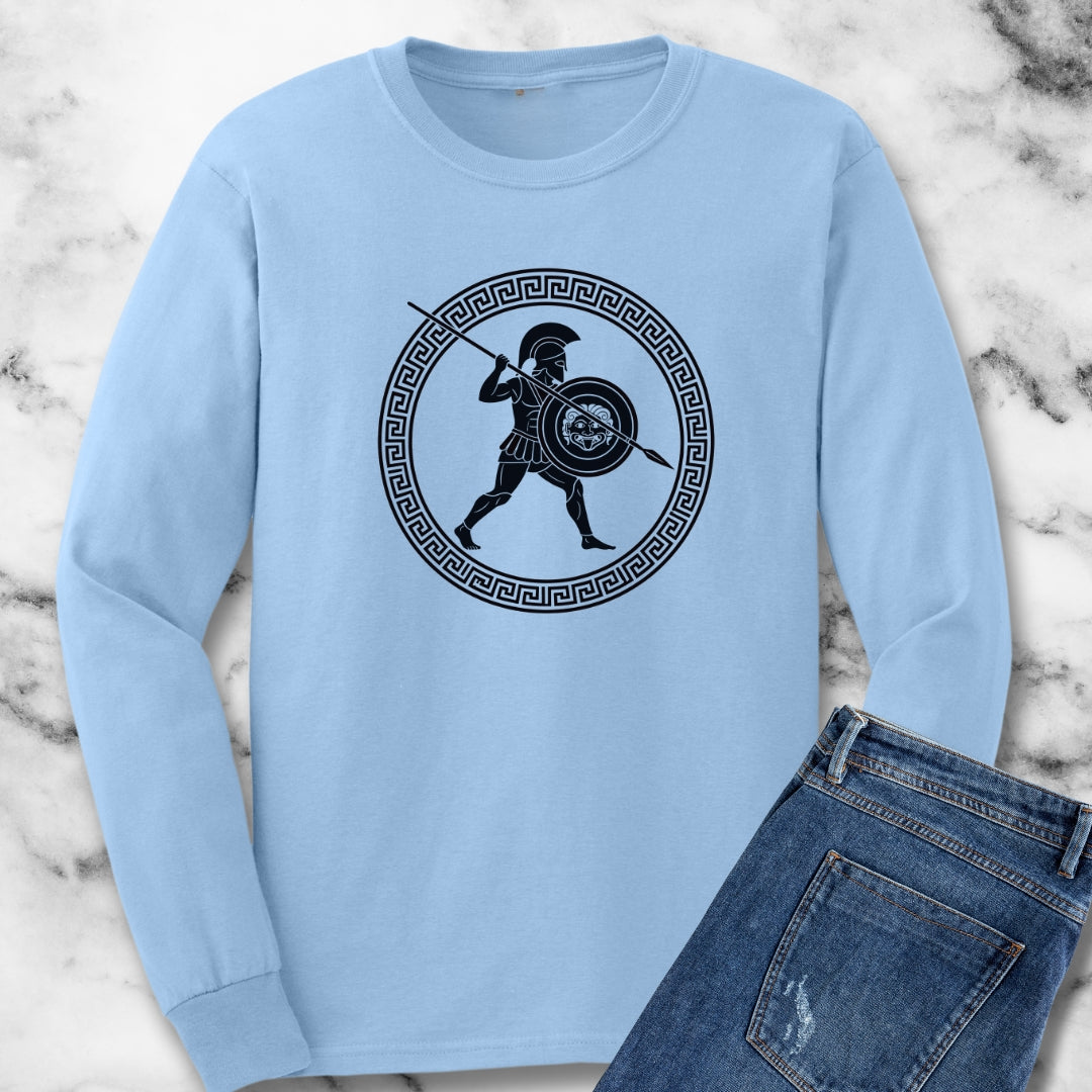 Hoplite Ancient Greek Warrior Unisex Long Sleeve Tee