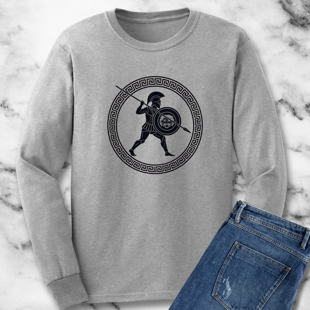 Hoplite Ancient Greek Warrior Unisex Long Sleeve Tee