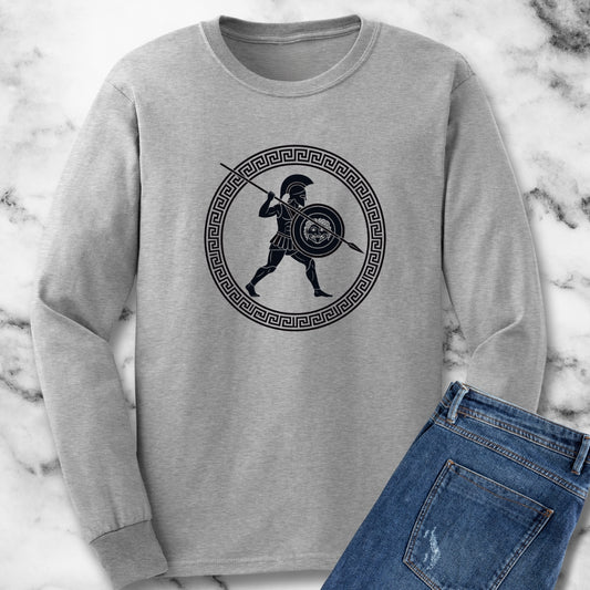 Hoplite Ancient Greek Warrior Unisex Long Sleeve Tee