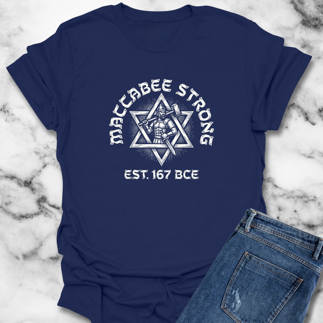Maccabee Strong Jewish T-Shirt