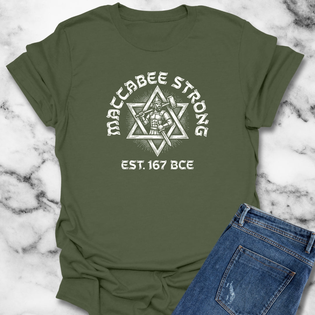 Maccabee Strong Jewish T-Shirt