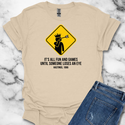 Hastings King Harold Loses an Eye Unisex Lightweight T-Shirt