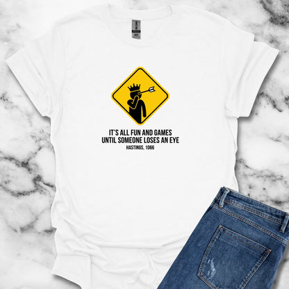 Hastings King Harold Loses an Eye Unisex Lightweight T-Shirt