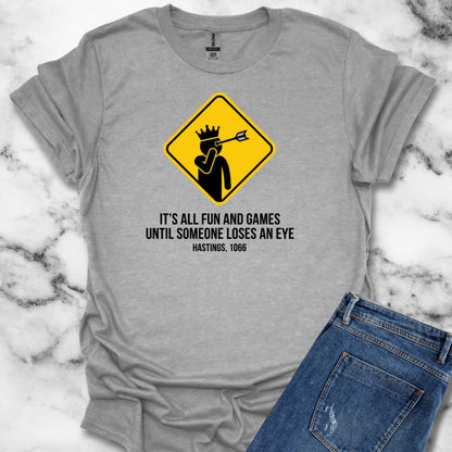 Hastings King Harold Loses an Eye Unisex Lightweight T-Shirt